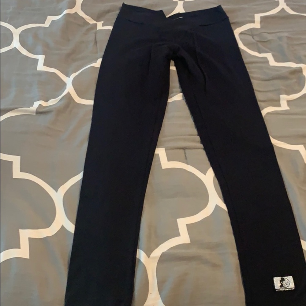 LIKE NEW Celestial Bodiez Black V-Cut Leggings